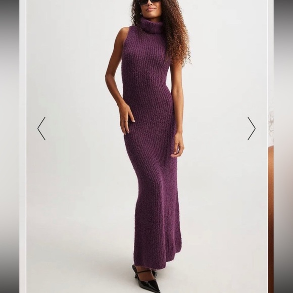 Nakd Knitted Turle Neck Maxi Dress size small - Picture 3 of 8